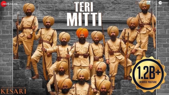 Teri Mitti Lyrics In Hindi And English ( तेरी मिट्टी ) – Kesari | B Praak